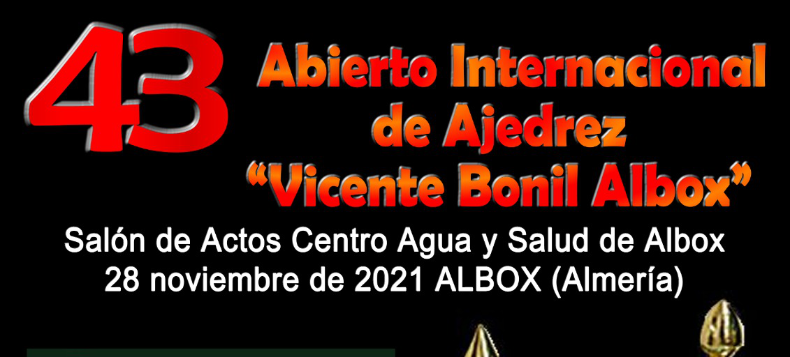 44th International Chess Open Vicente Bonil Albox - Interior de