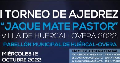 I Torneo Jaque Mate Pastor Villa de Huércal-Overa